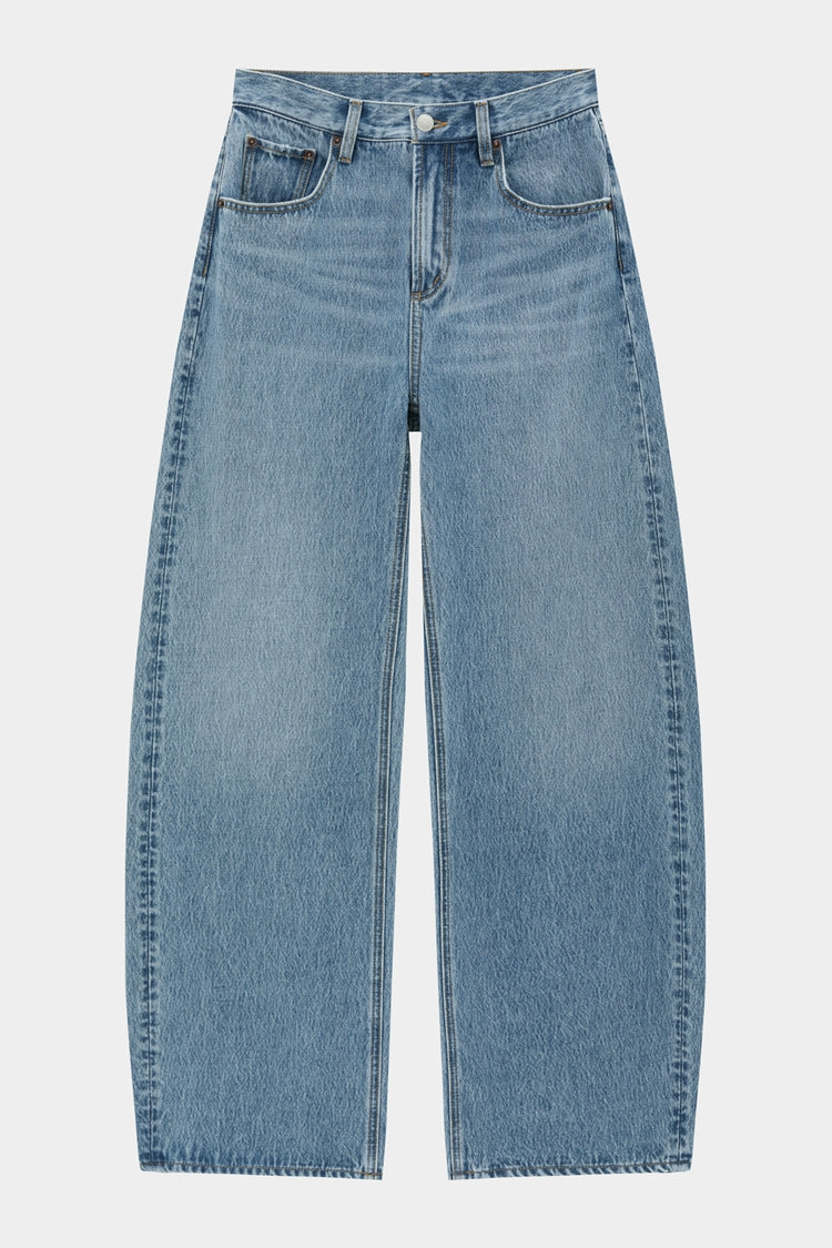 Slope Curve High-Rise Wide-Leg Jeans