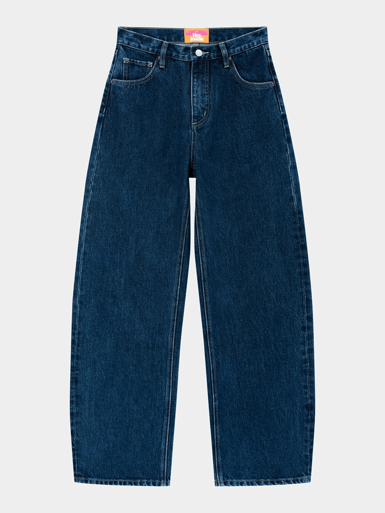 Slope Curve High-Rise Wide-Leg Jeans