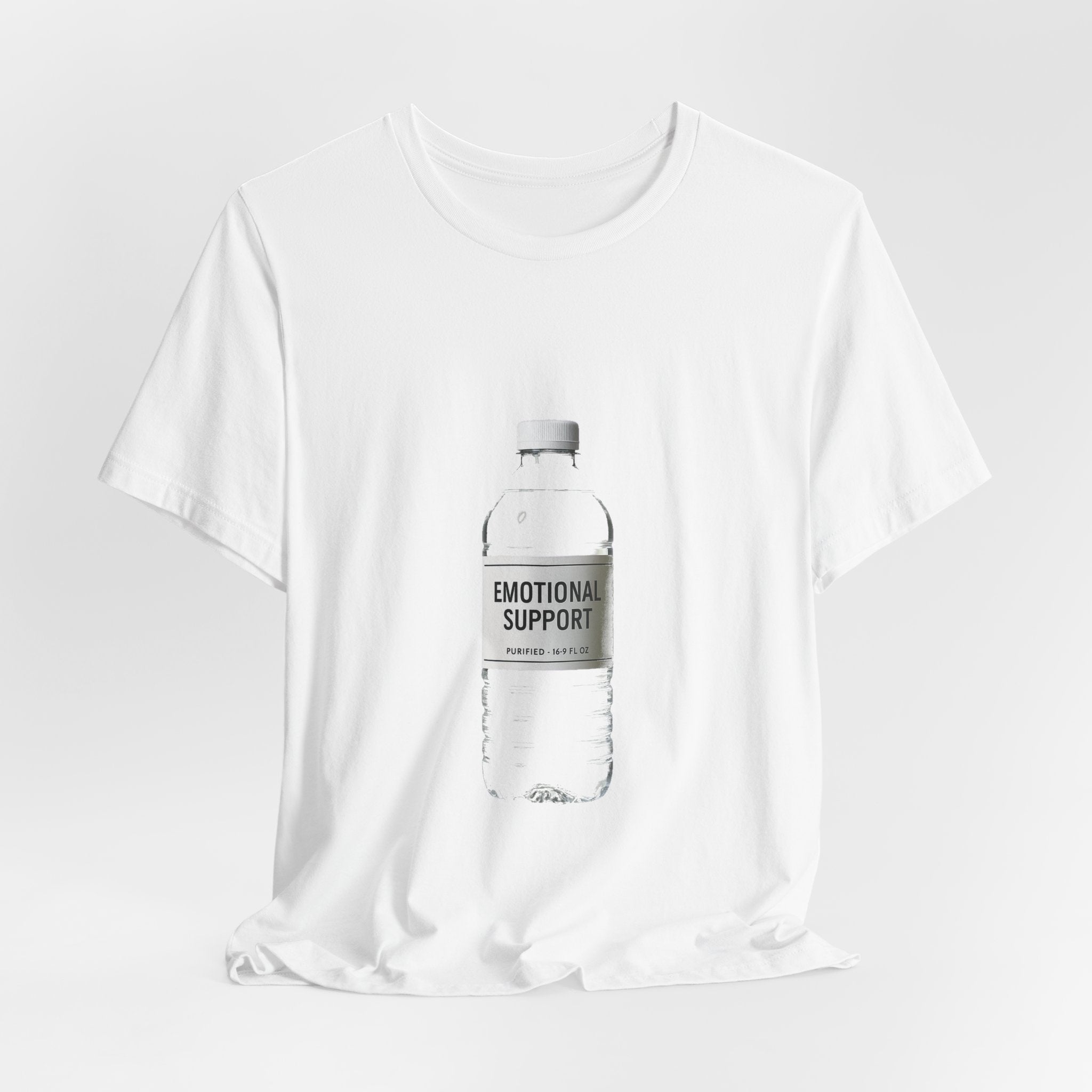 Emotional Support Water Bottle Graphic Tee - Unisex Fit