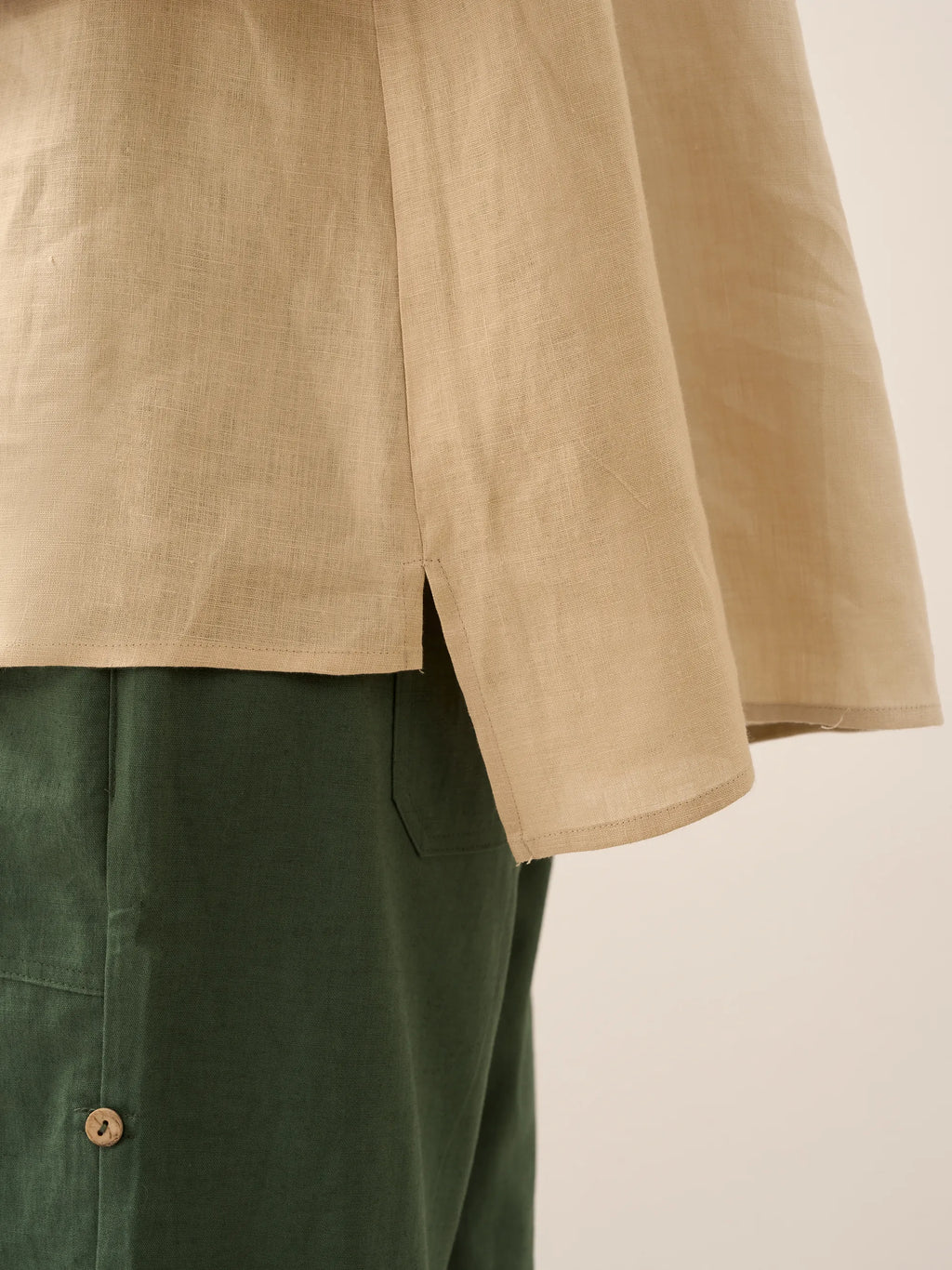 Joanna 100% Linen Shirt Dress – Relaxed Fit