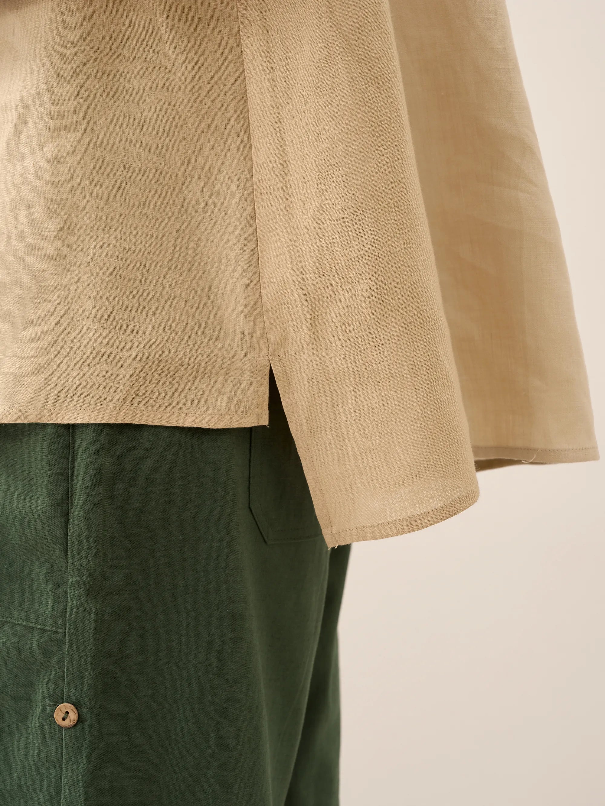 Joanna 100% Linen Shirt Dress – Relaxed Fit