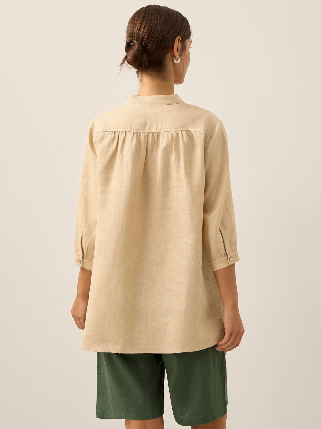 Joanna 100% Linen Shirt Dress – Relaxed Fit