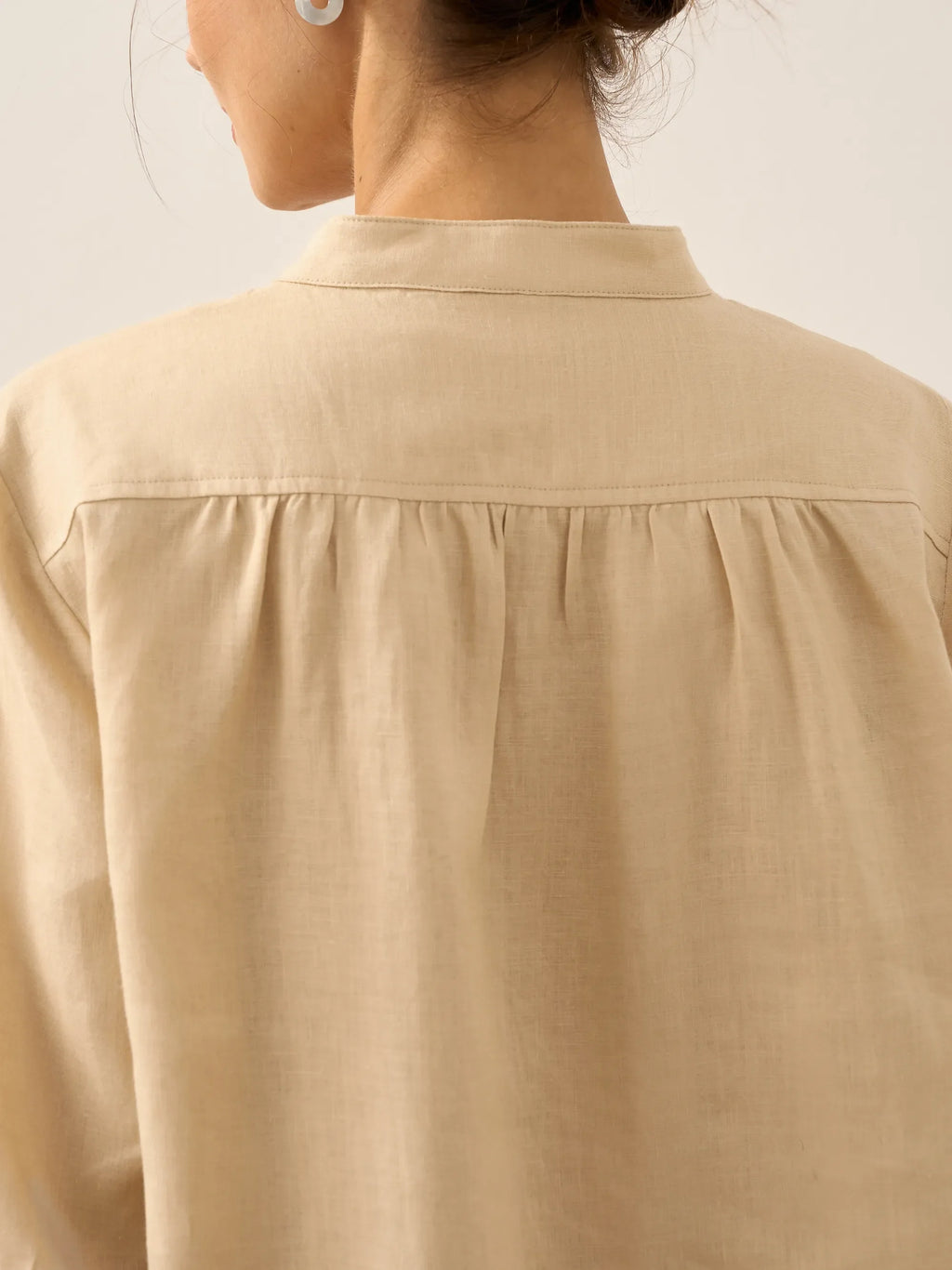 Joanna 100% Linen Shirt Dress – Relaxed Fit