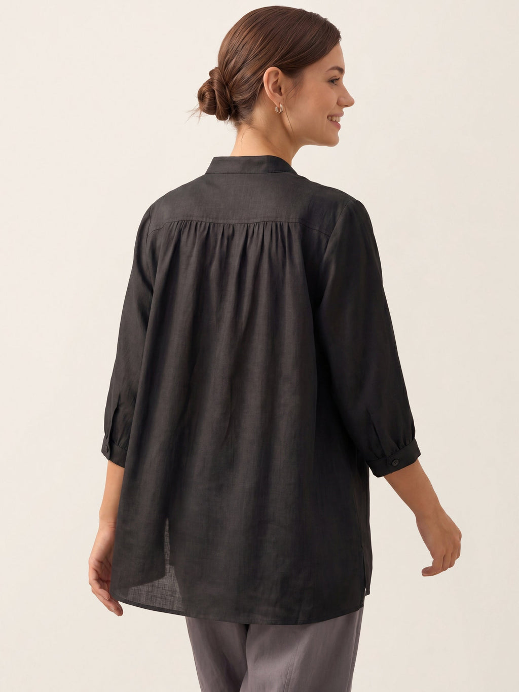 Joanna 100% Linen Shirt Dress – Relaxed Fit