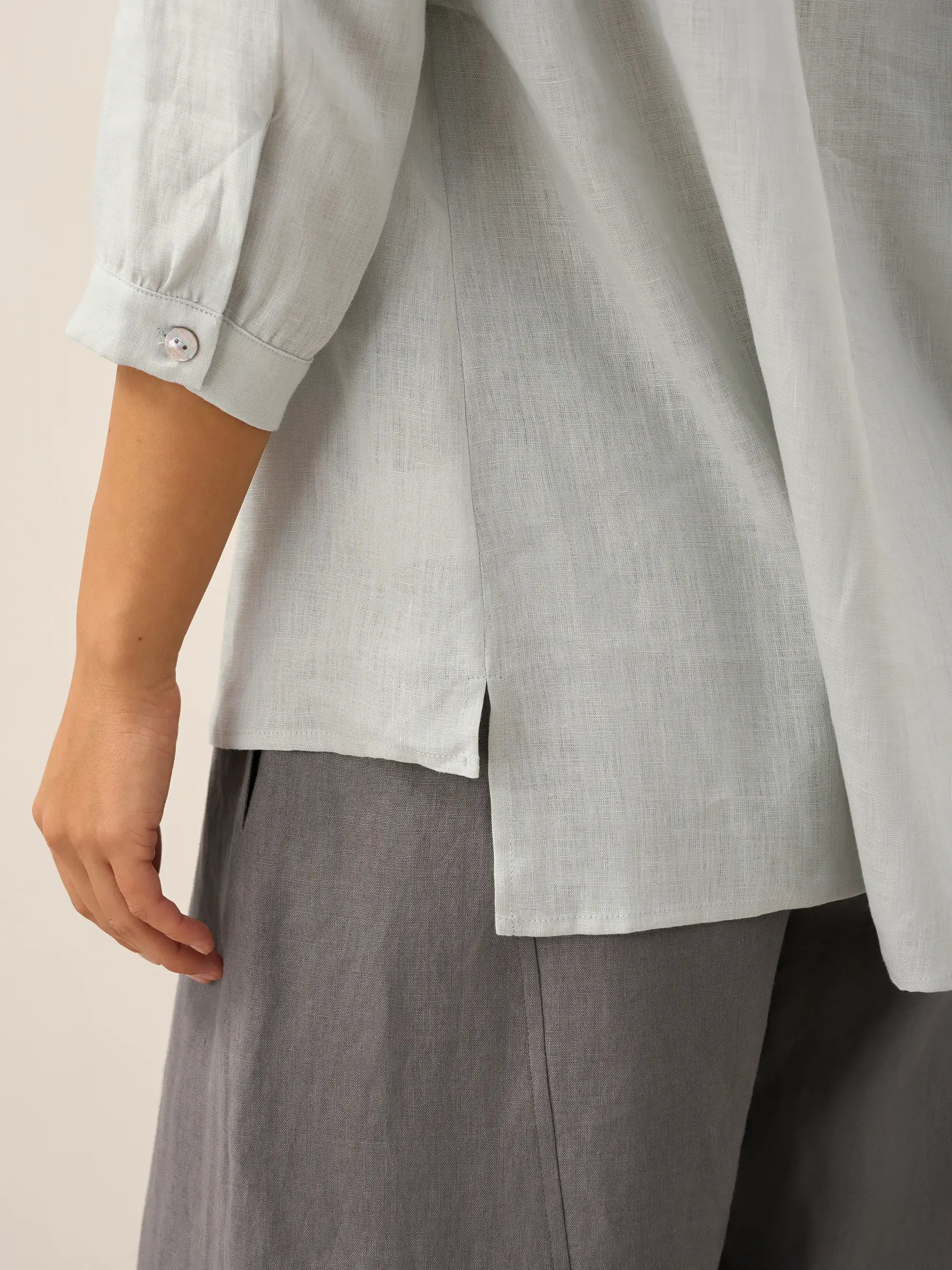Joanna 100% Linen Shirt Dress – Relaxed Fit