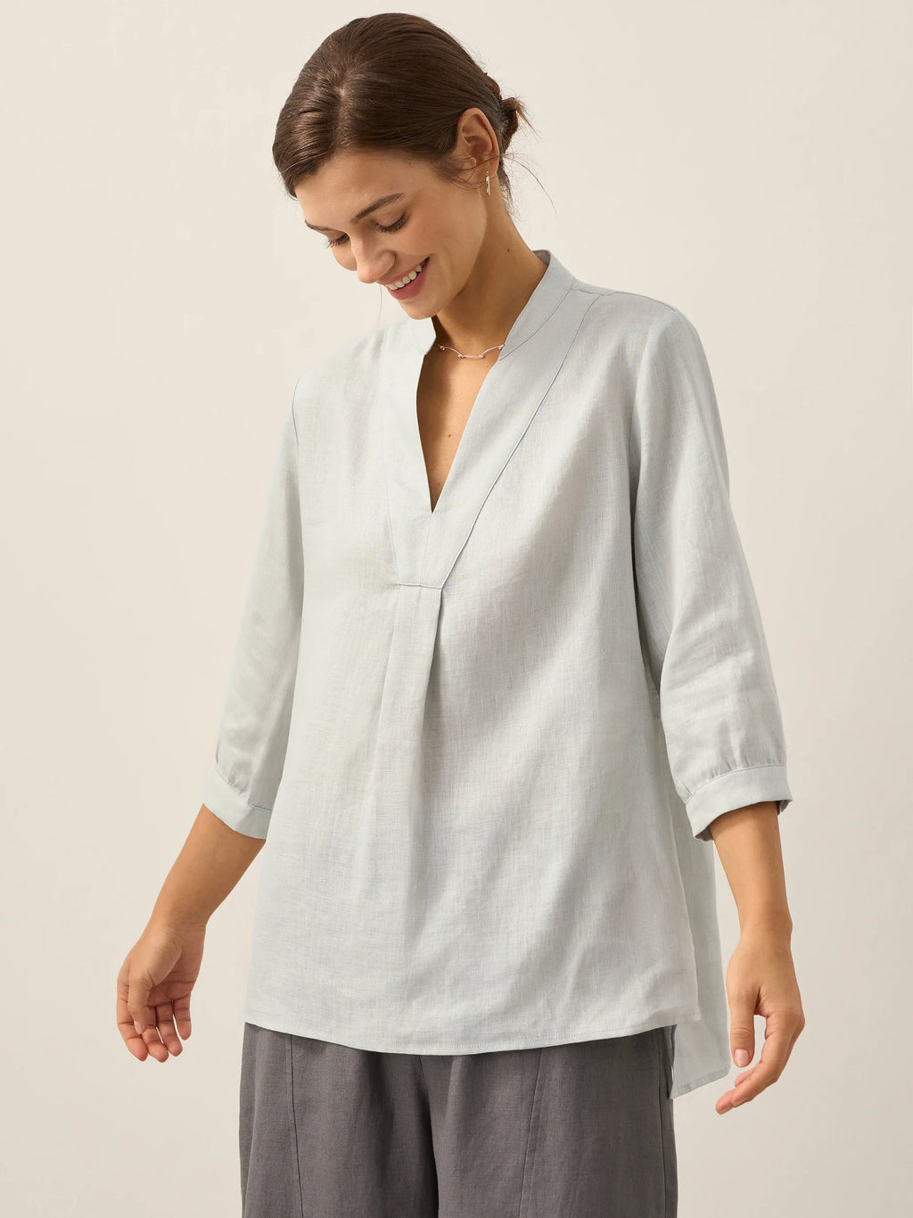 Joanna 100% Linen Shirt Dress – Relaxed Fit