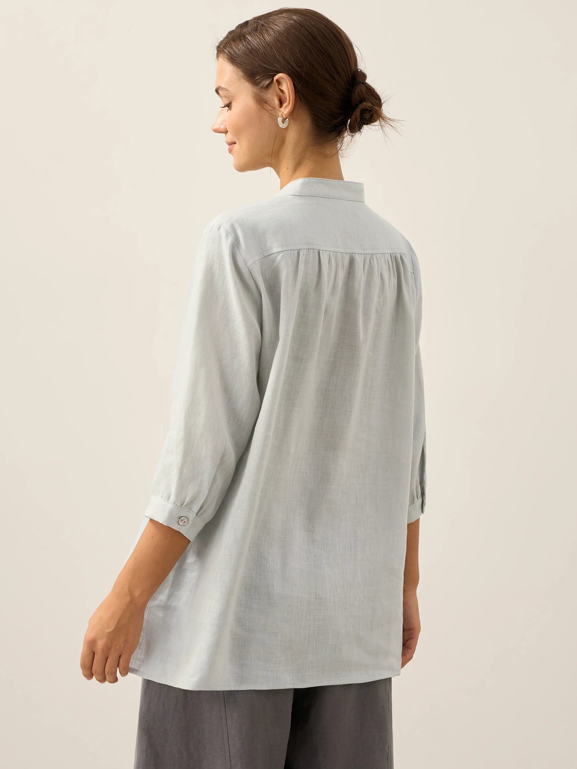 Joanna 100% Linen Shirt Dress – Relaxed Fit