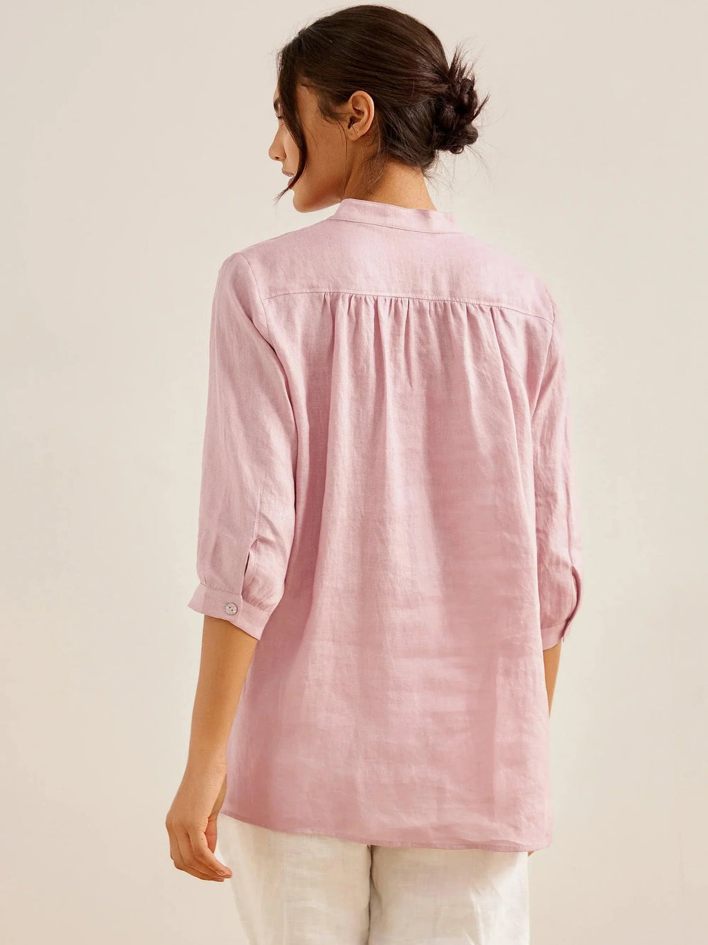 Joanna 100% Linen Shirt Dress – Relaxed Fit