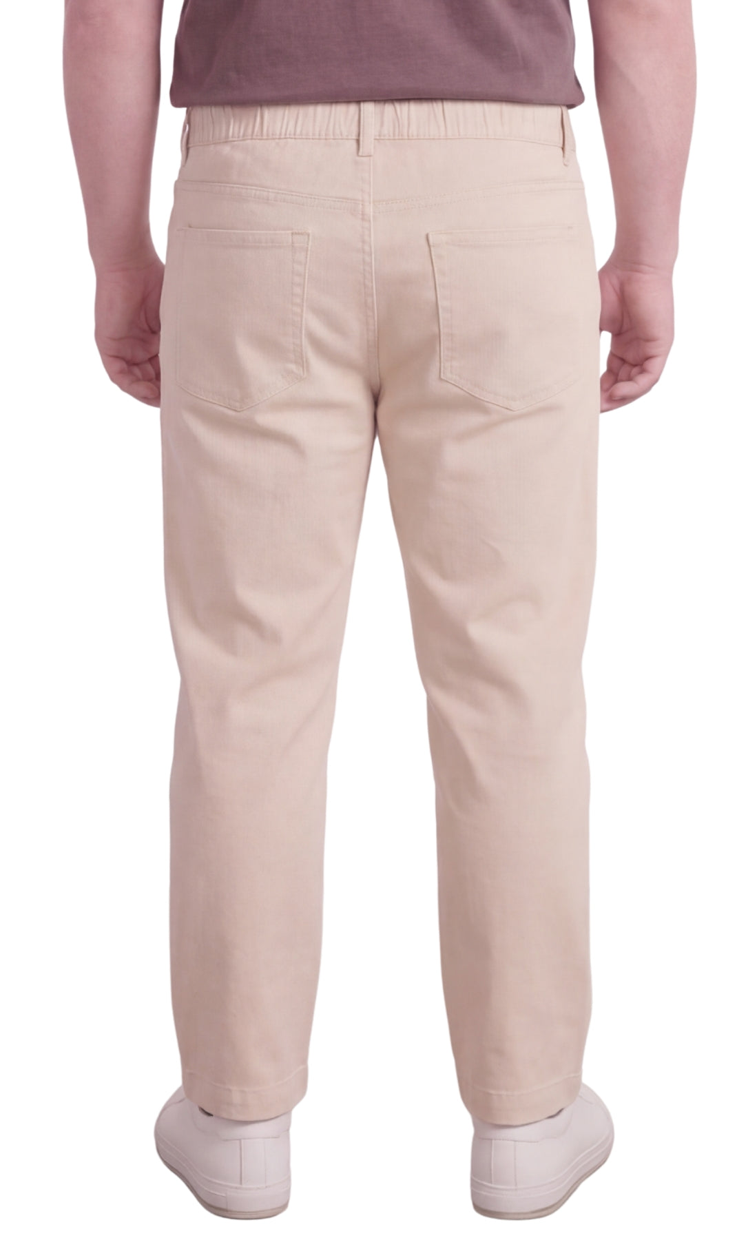 Lightweight Pull-On Jeans – Elastic Waist Denim & Twill