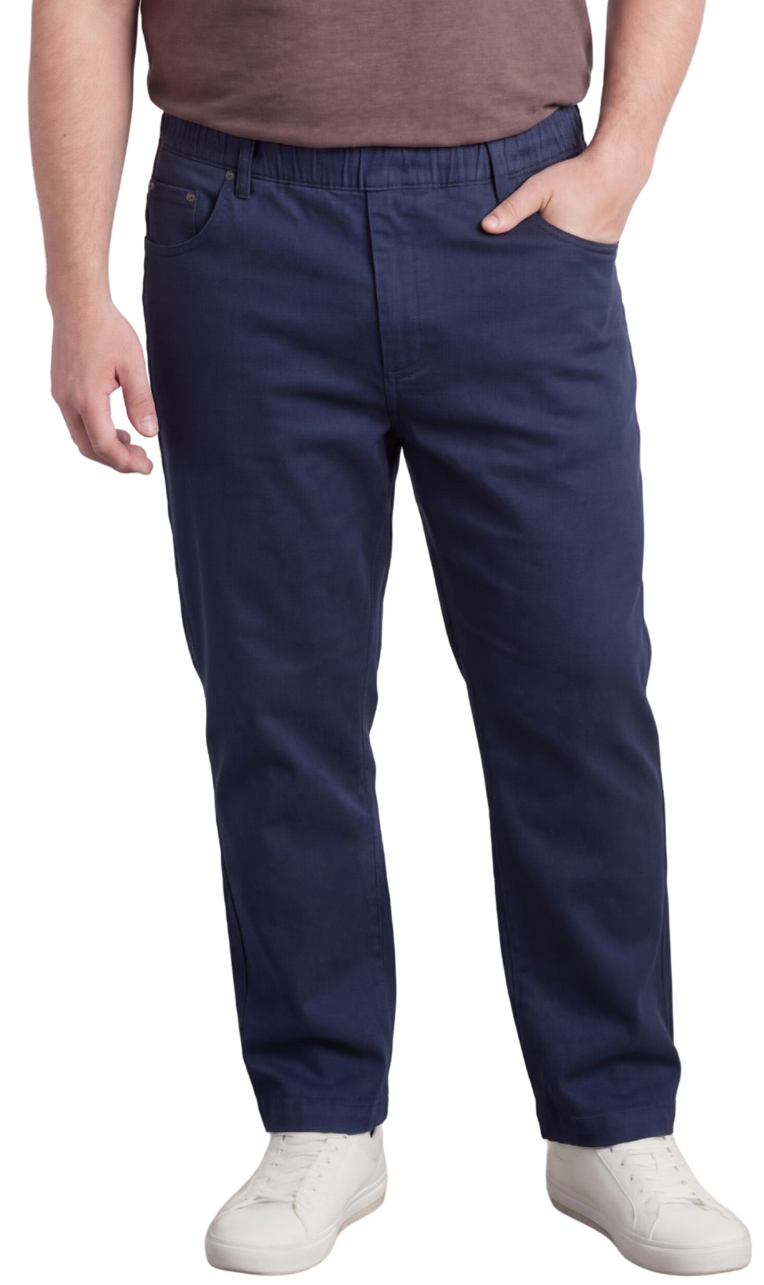 Turtle Bay Apparel Lightweight Pull-On Elastic Waist Jeans
