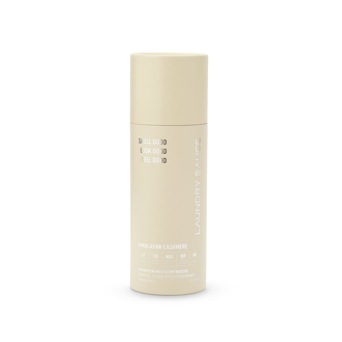 Laundry Sauce Advanced In-Wash Laundry Scent Booster Beads in an 11 oz cylinder