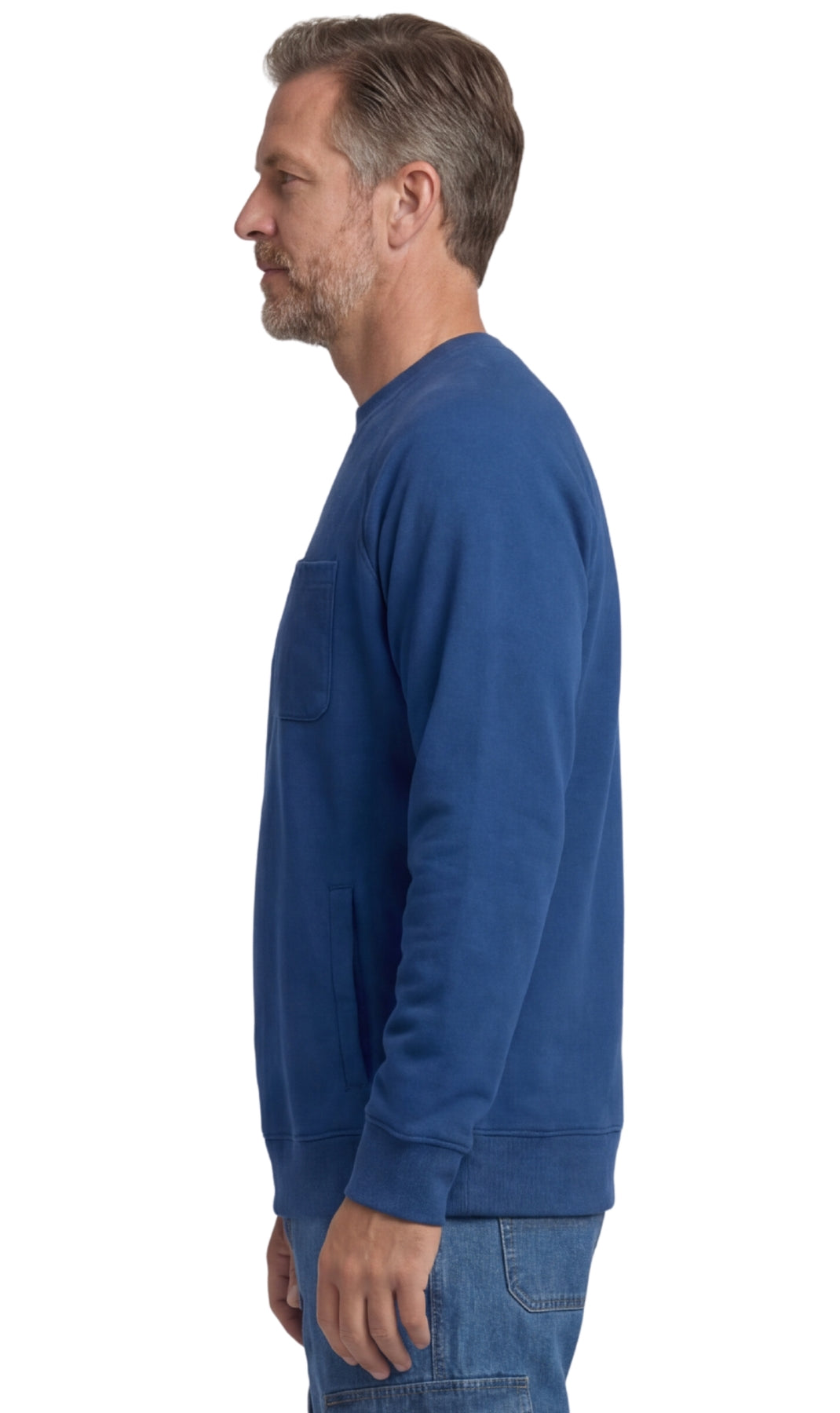 Fleece-Lined Pullover with Triple-Pocket Setup