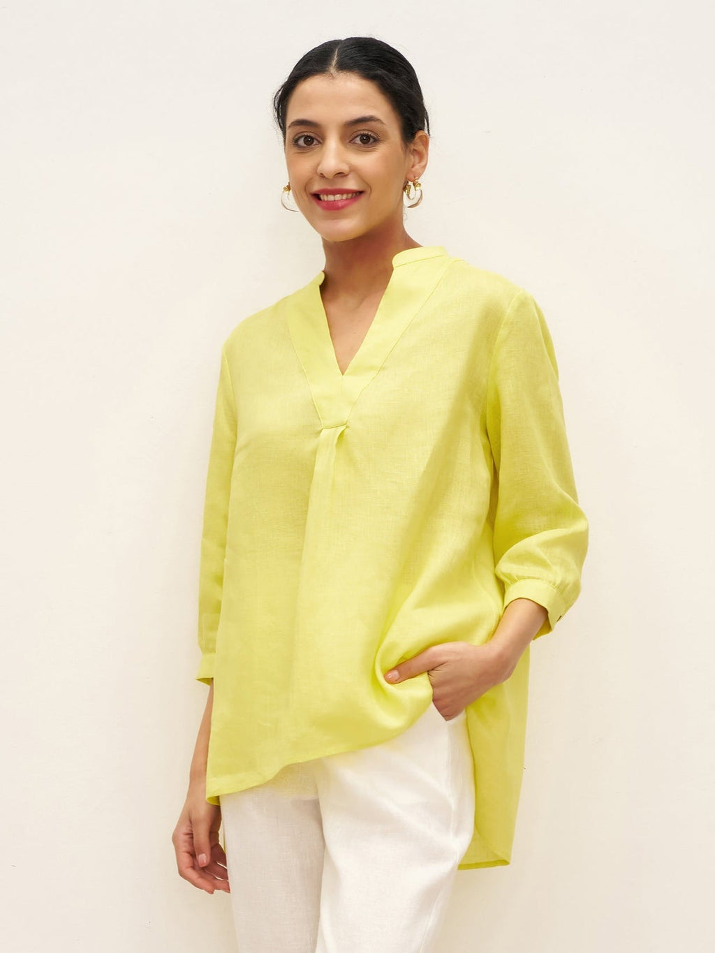Joanna 100% Linen Shirt Dress – Relaxed Fit