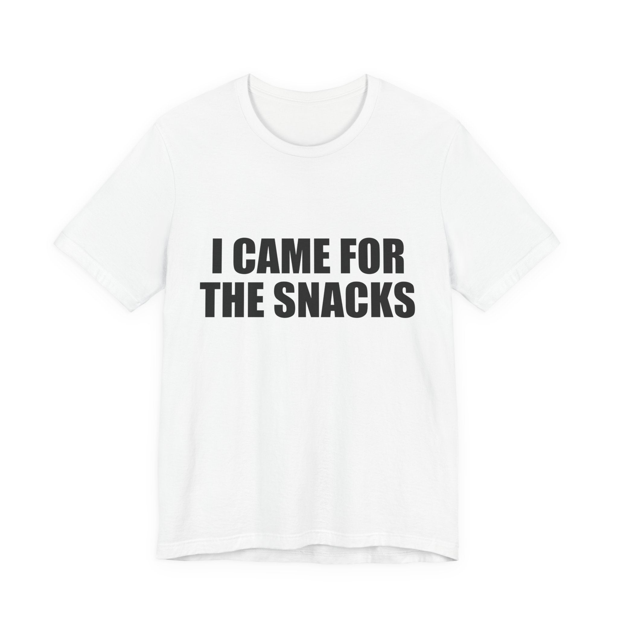 I Came For The Snacks Graphic Tee - Unisex Cotton T-Shirt