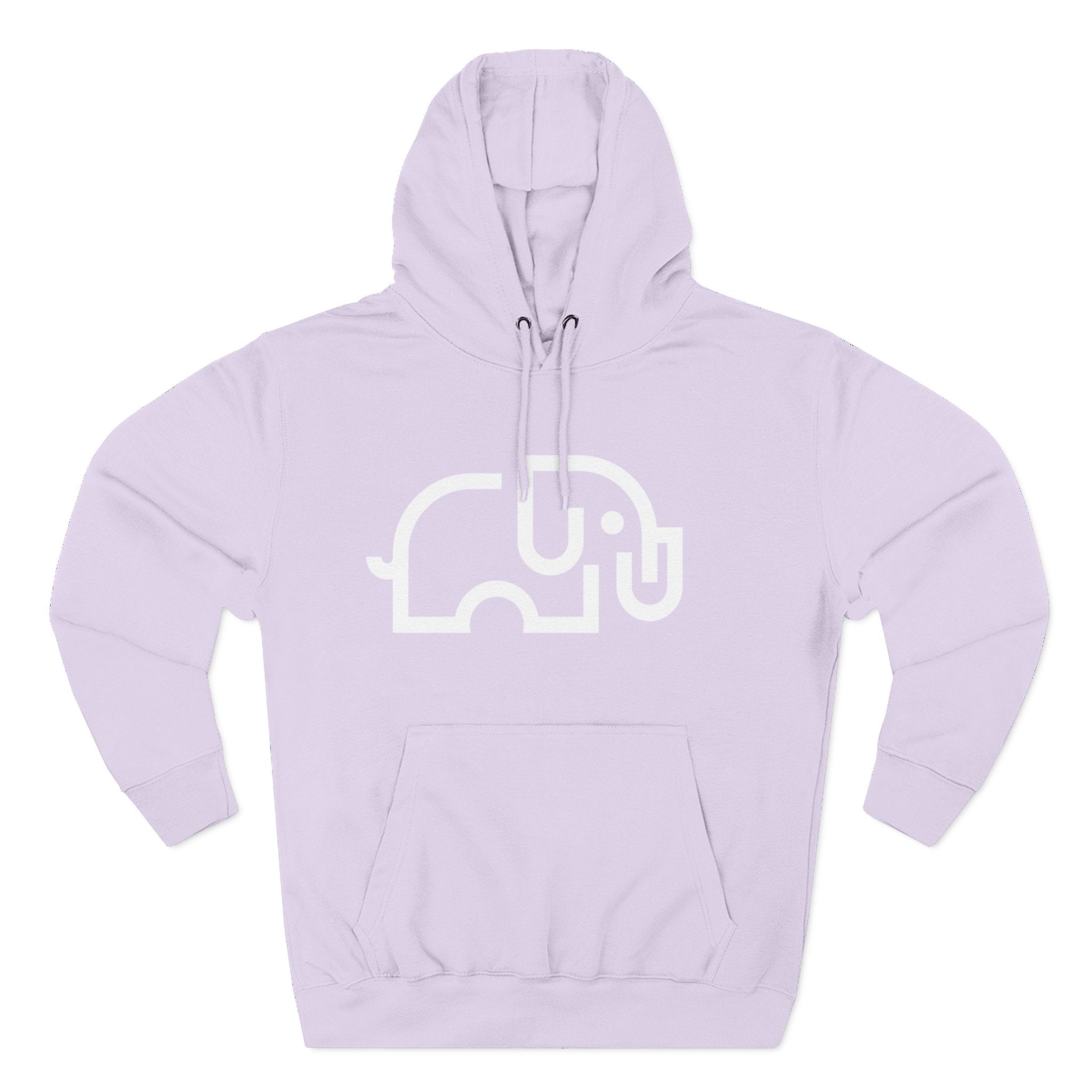 Relaxed-fit fleece pullover hoodie in Army Green with kangaroo pocket and adjustable drawstring hood