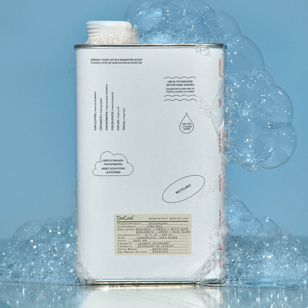 DedCool (Almost) Everything Set bundle with fragrance bottle, travel spray, detergent, room spray, and dryer sheets arranged together