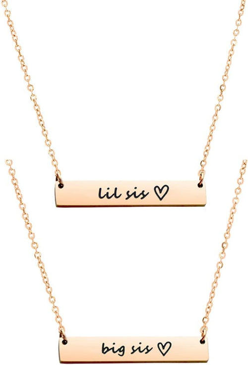 3 Sisters Necklace Set - Best Friends BFF Bestie Gifts