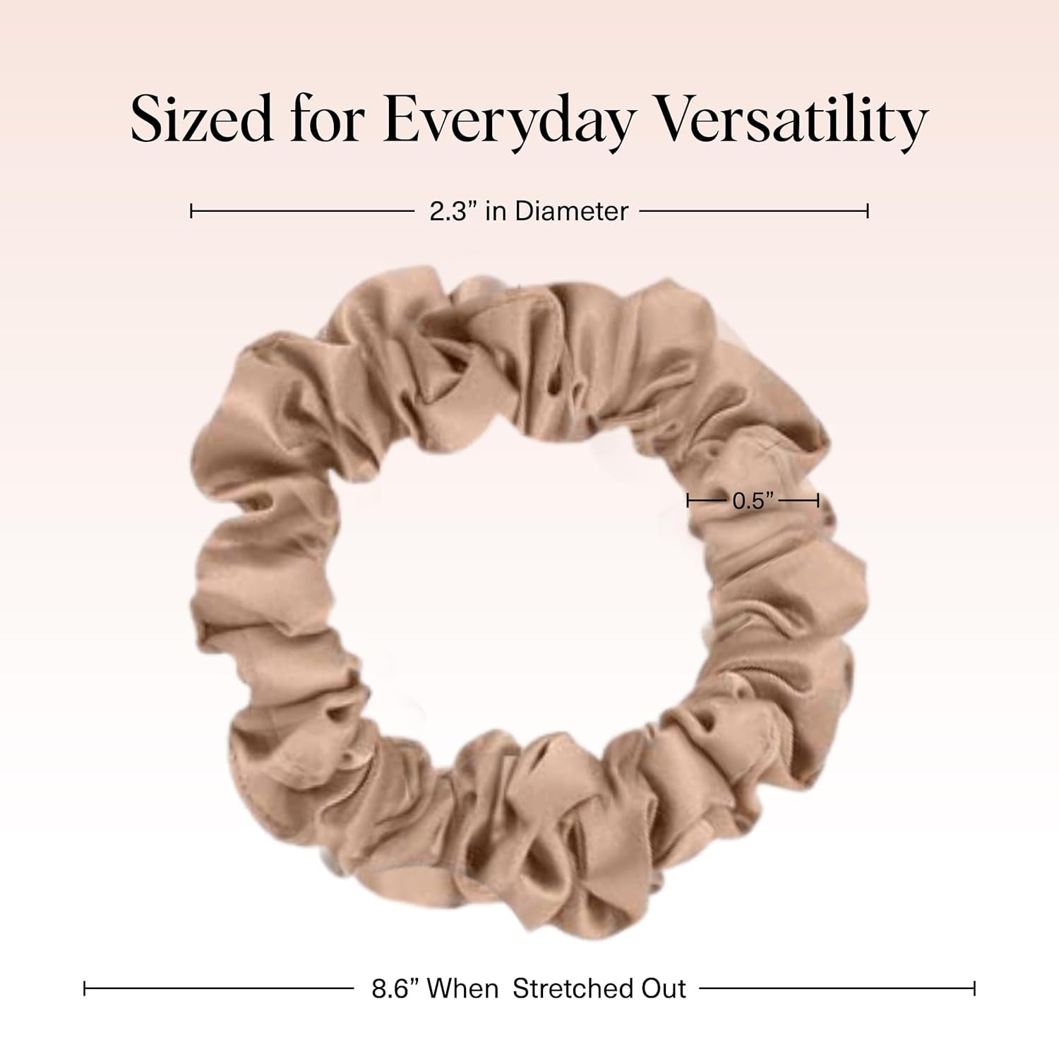 Ultra-Petite Satin Scrunchies for Women - No Crease, Frizz-Free Sleep | Softer than Silk Scrunchies Gentle on Hair Scrunchies for All Hair Types | Stylish Hair Accessories - Eucalyptus, 6Pcs