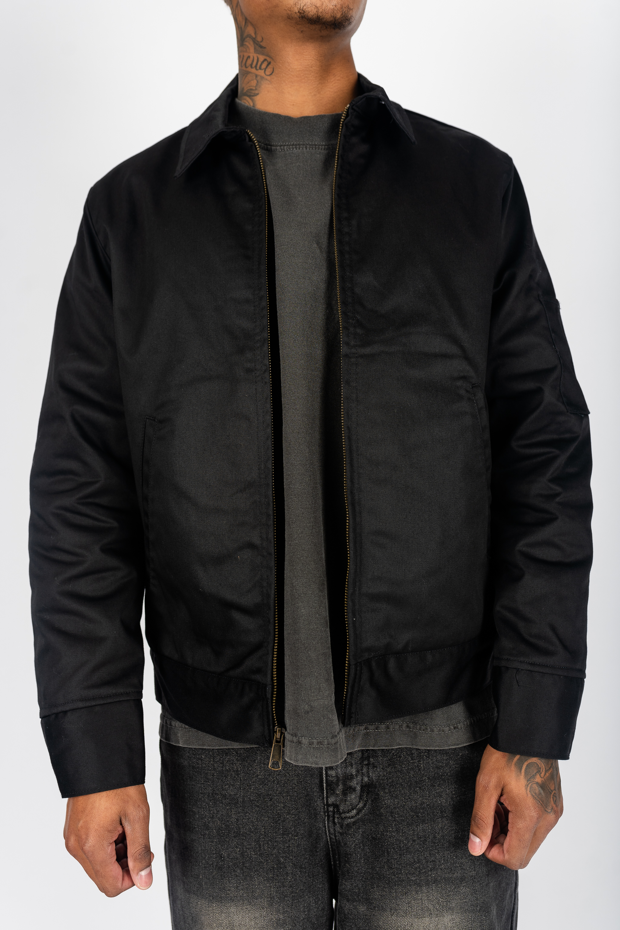 Shaka Wear insulated mechanic jacket in a utility workwear style with front and arm pockets