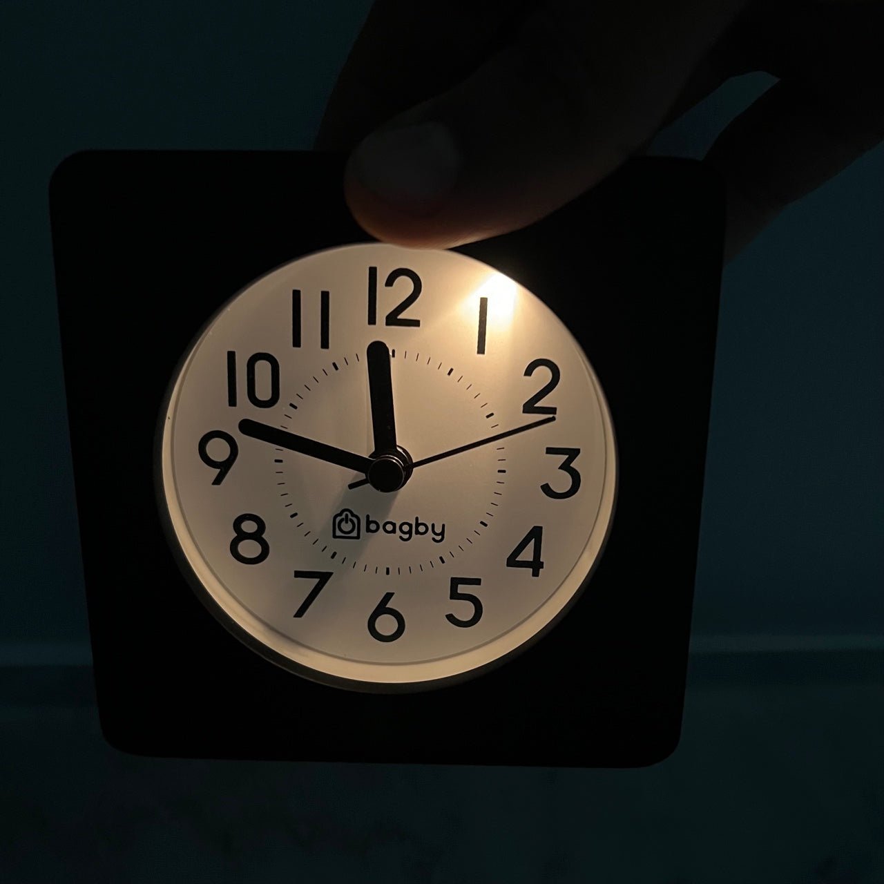 Bagby Classic Silent Analog Alarm Clock