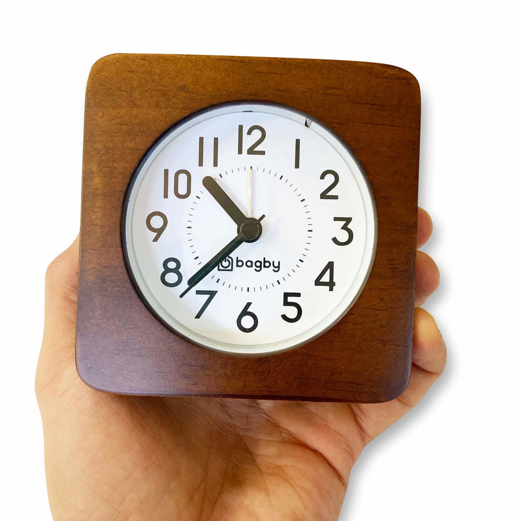 Bagby Classic Silent Analog Alarm Clock