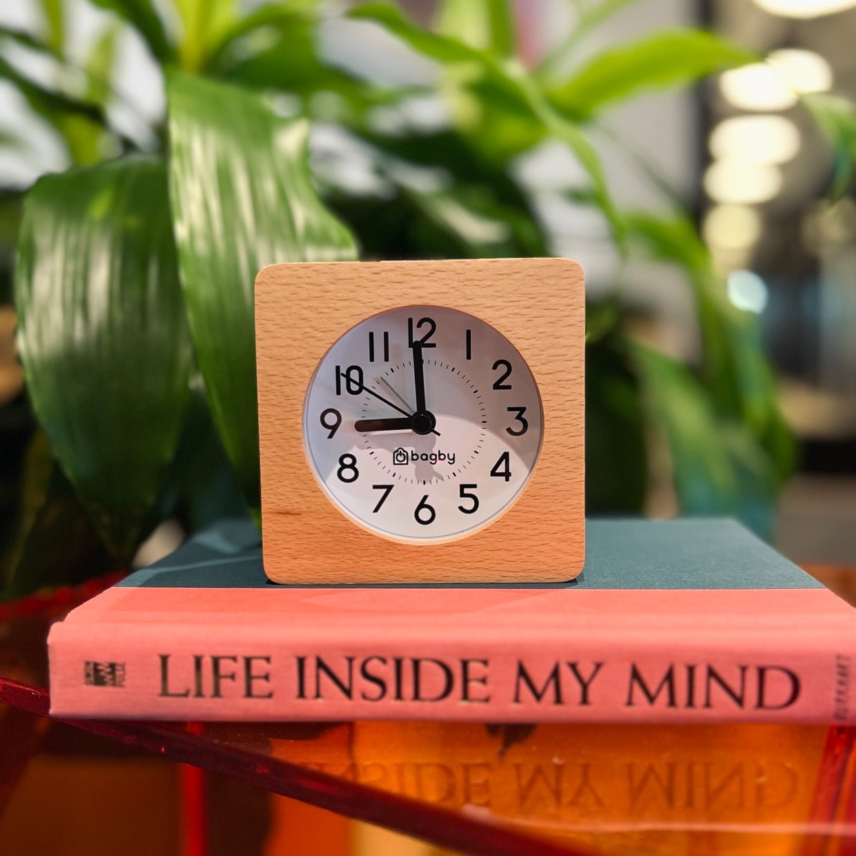 Bagby Classic Silent Analog Alarm Clock
