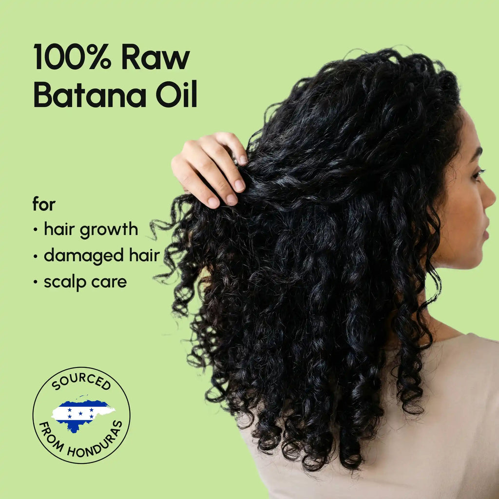 Marée Batana Hair Growth Paste jar with natural plant oil formula for hair growth and scalp health