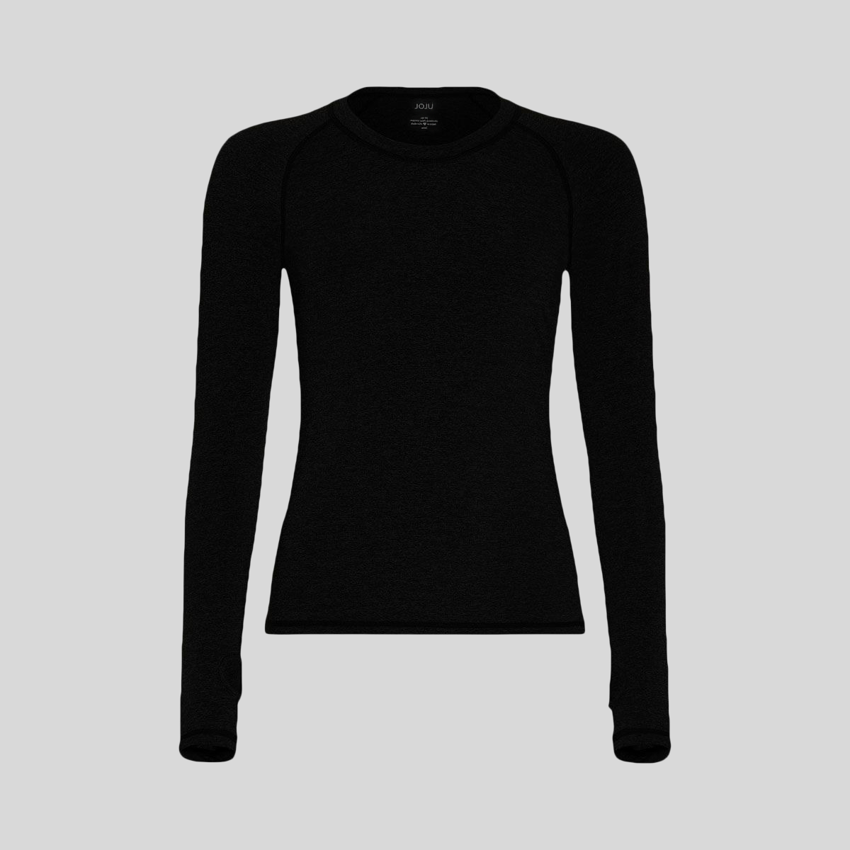 Women's long-sleeve UPF 50+ sun shirt in lightweight Italian fabric with thumbholes, shown from front