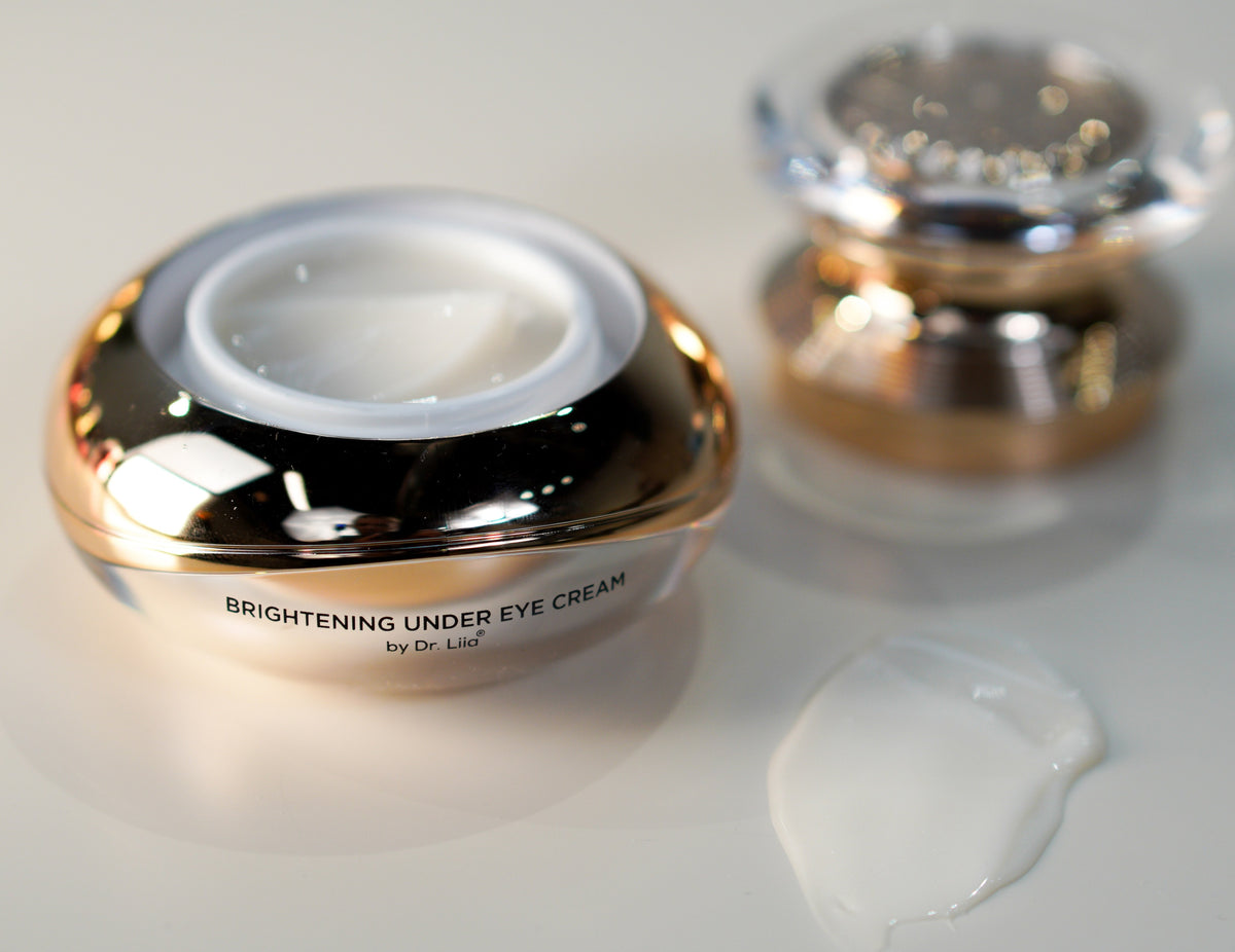 EpiLynx peptide eye cream tube on a clean white surface, hypoallergenic vegan under-eye treatment