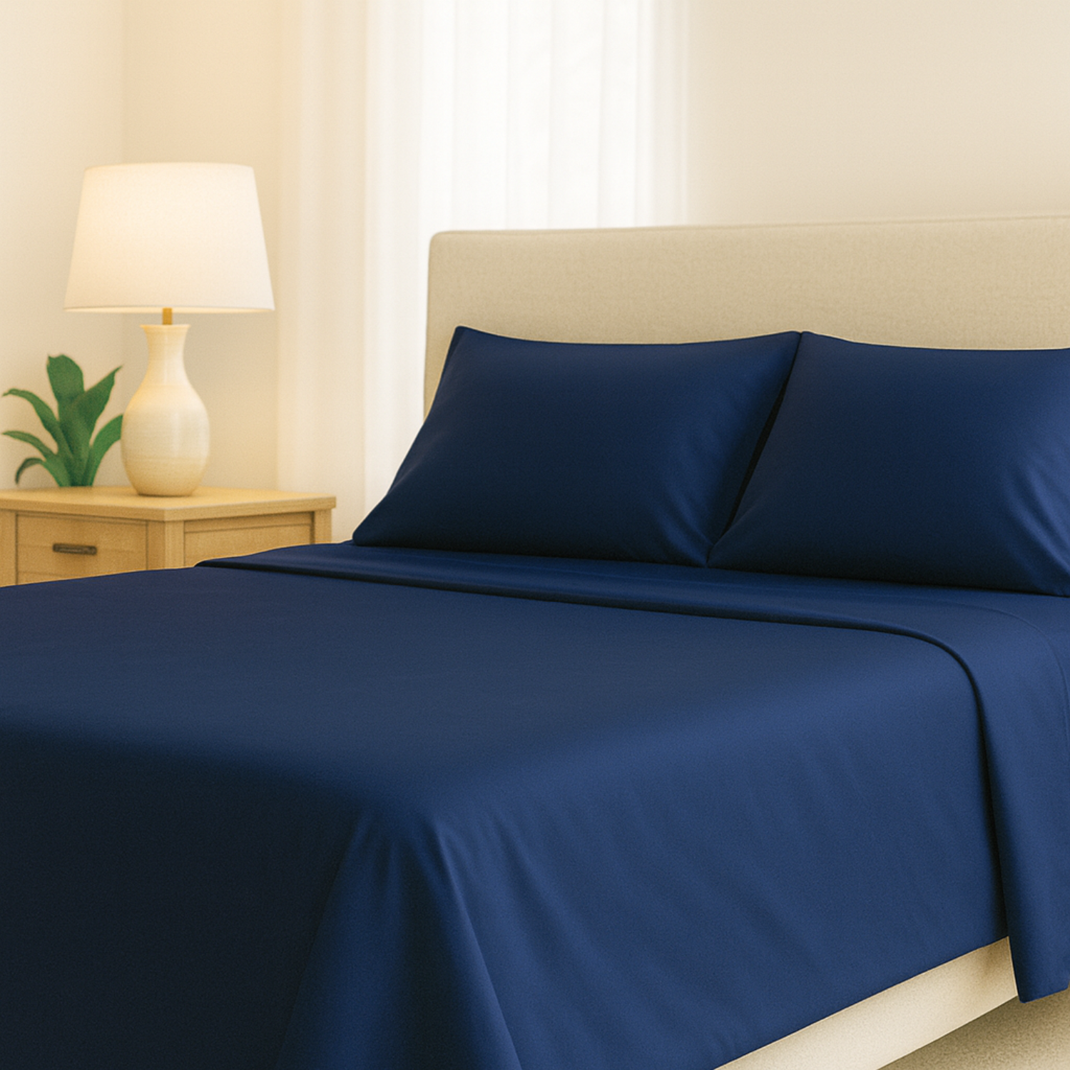 Bamboo Viscose Sheet Set — Silky, Breathable, 4-Piece