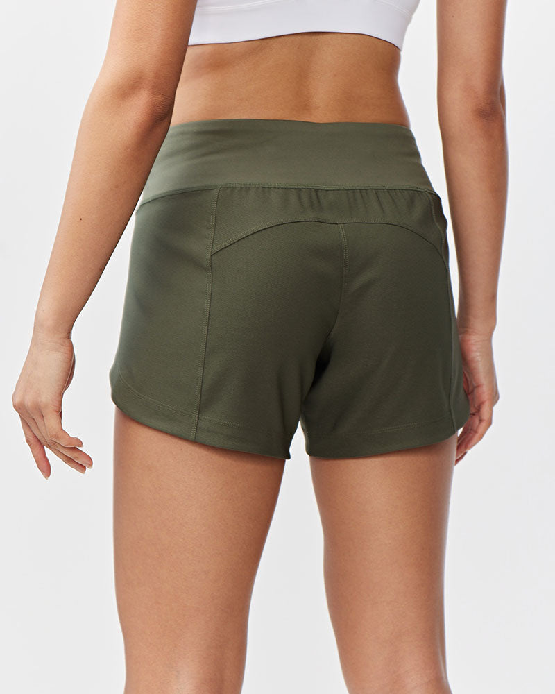 Excel Workout Shorts with Pocket — Extra Coverage