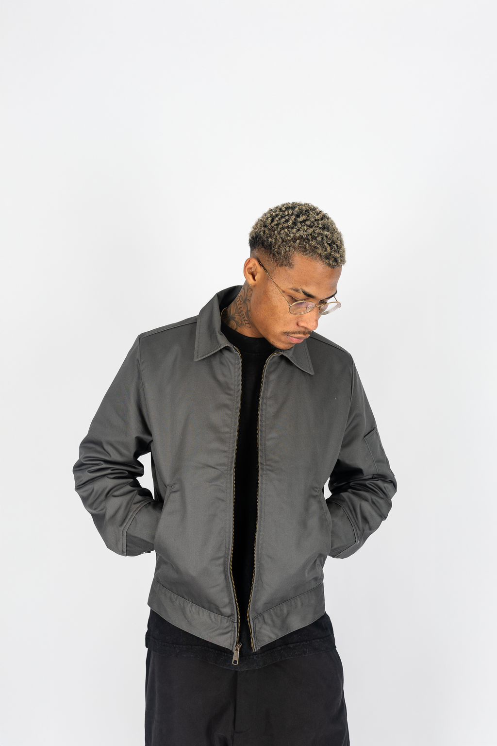 Shaka Wear insulated mechanic jacket in a utility workwear style with front and arm pockets