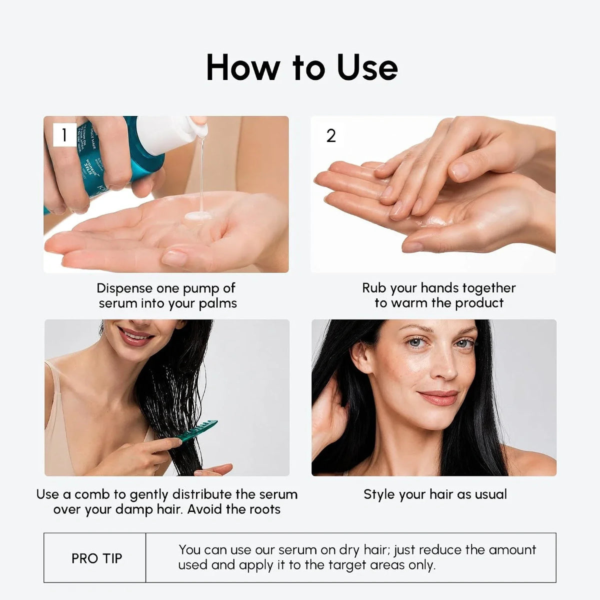 Maree keratin argan oil hair serum bottle for smooth, frizz-free, shiny hair