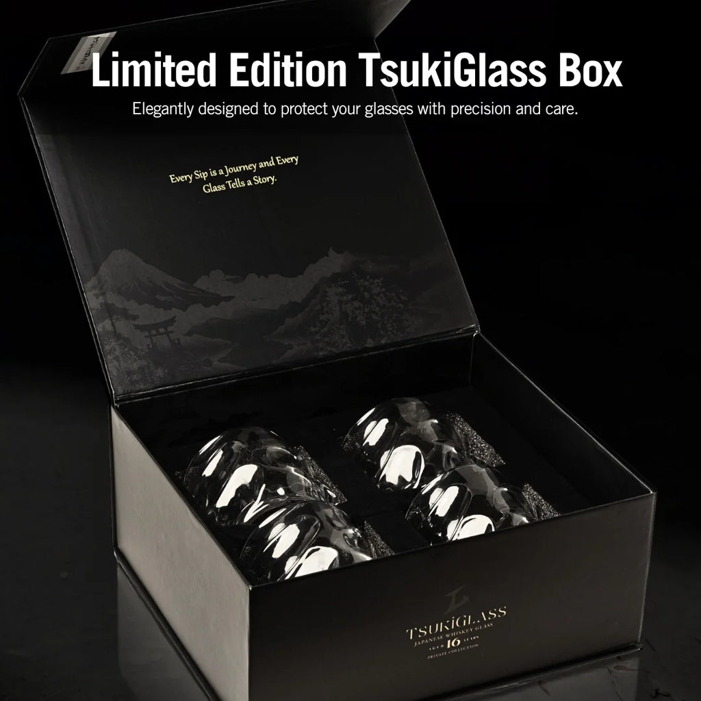 Handcrafted Storm Crystal Whisky Glass with textured exterior and smooth interior, filled with amber whisky