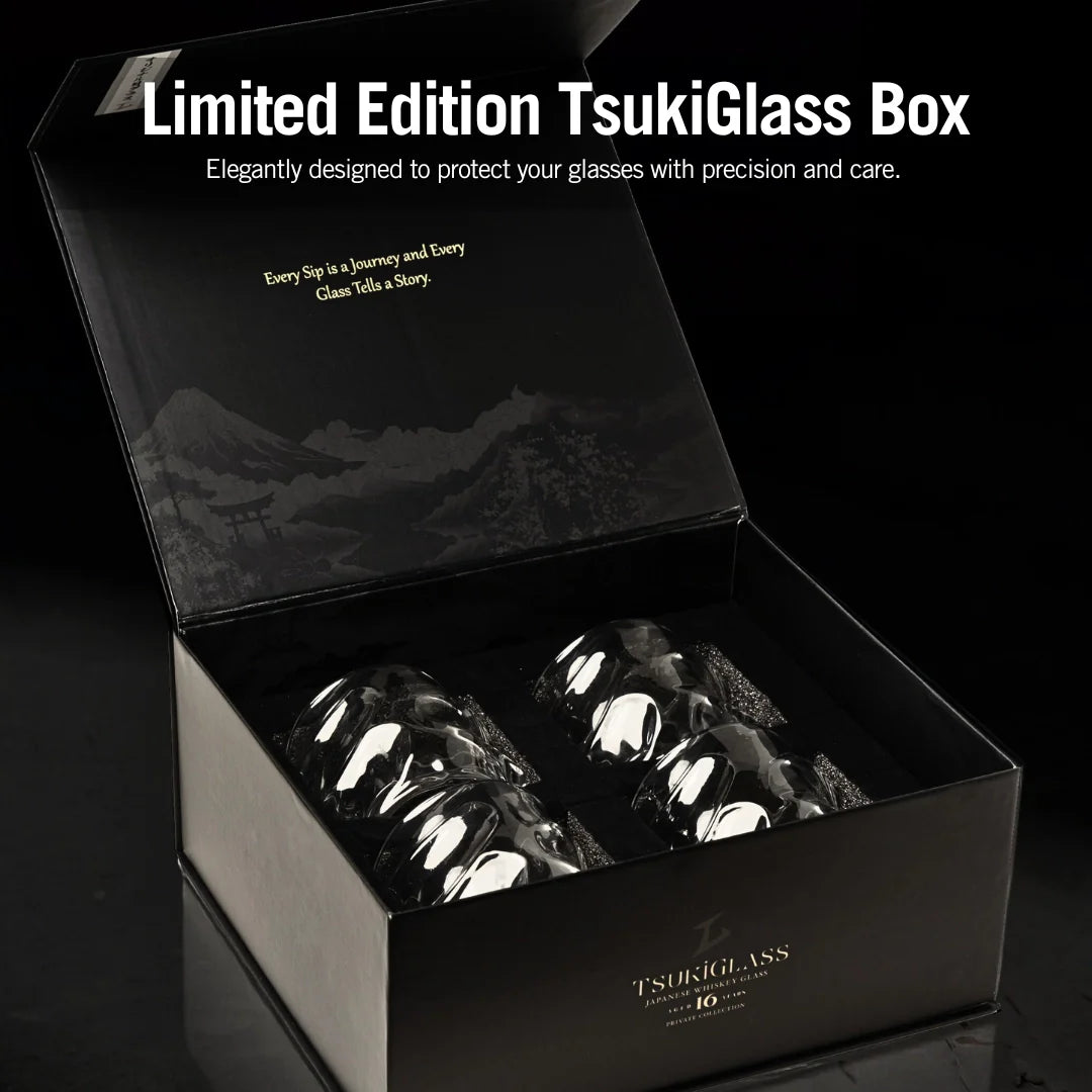 Handcrafted Storm Crystal Whisky Glass with textured exterior and smooth interior, filled with amber whisky