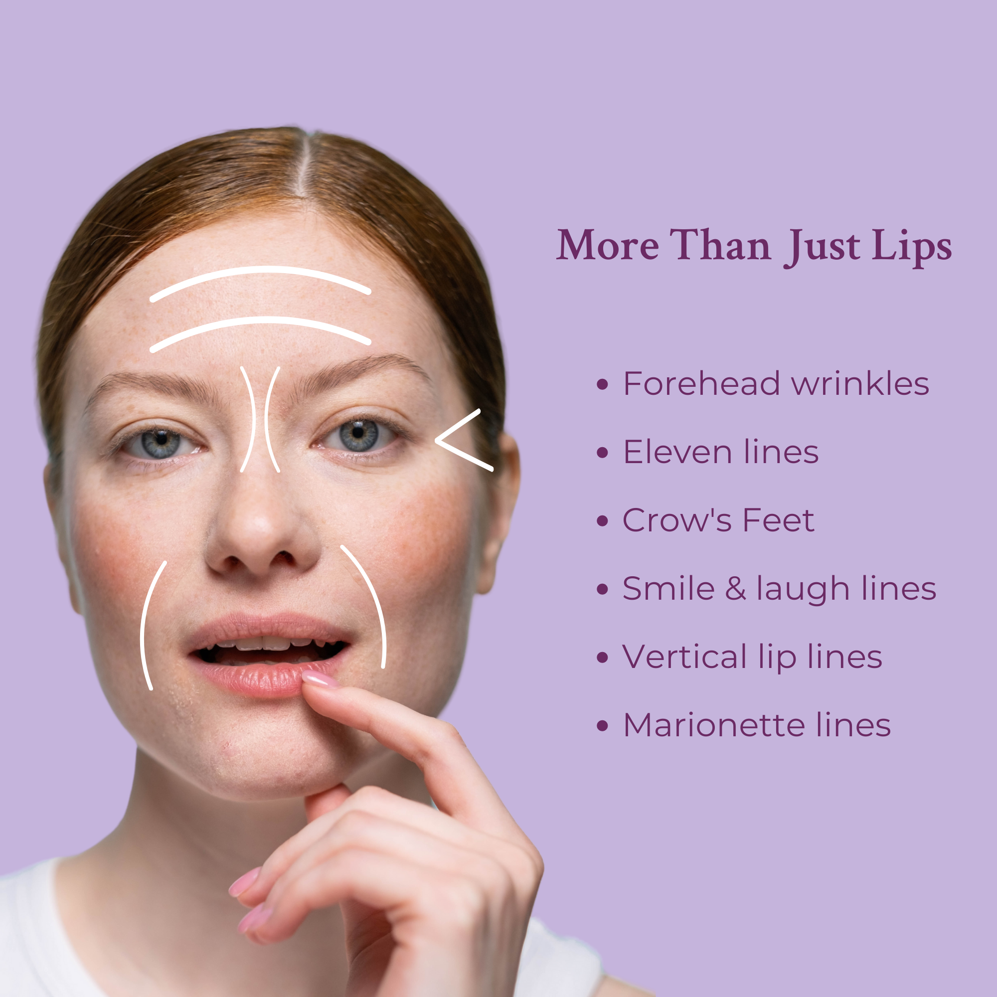 Close-up of Ageless Lip and Line Filler with pointed applicator tip against a clean neutral background