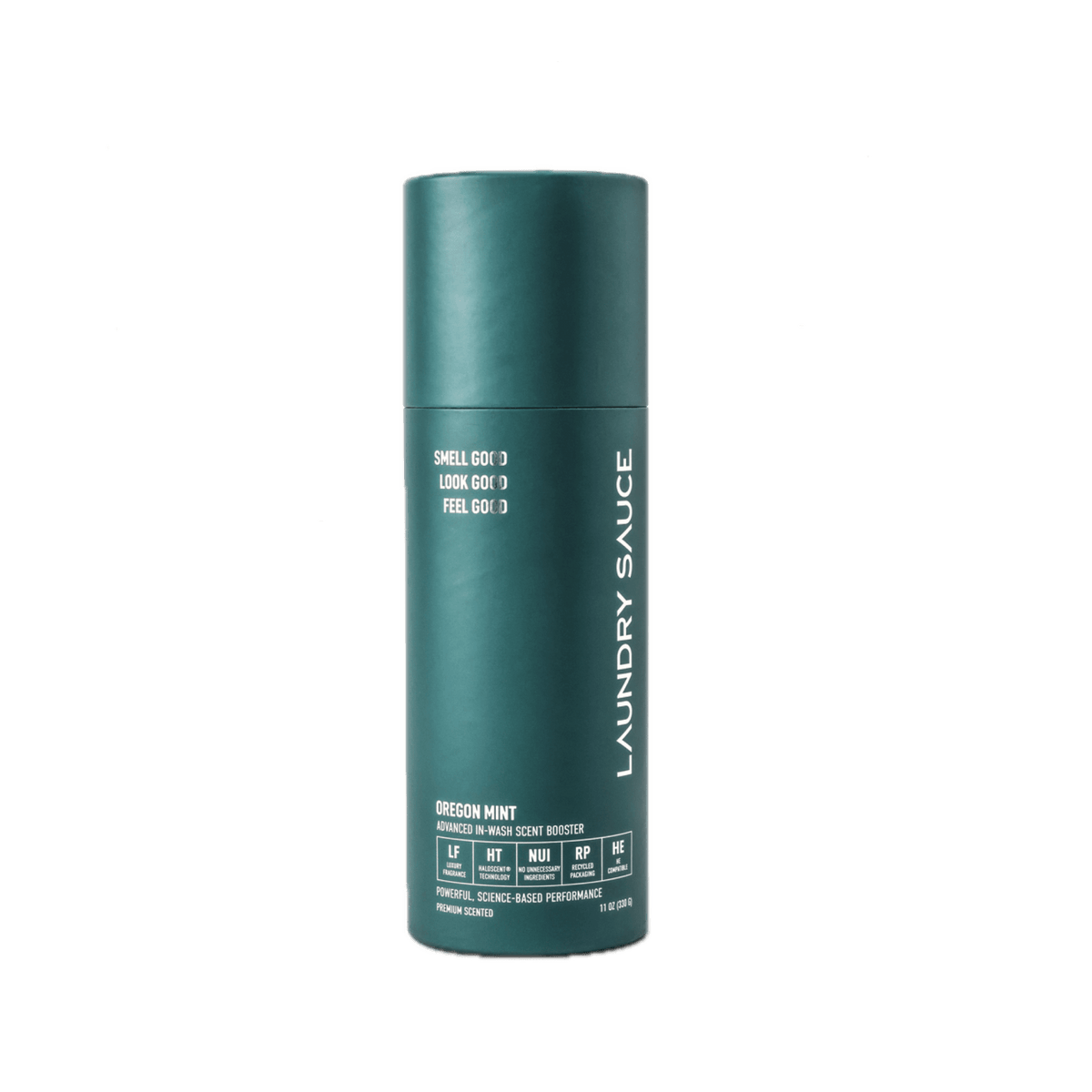 Laundry Sauce Advanced In-Wash Laundry Scent Booster Beads in an 11 oz cylinder