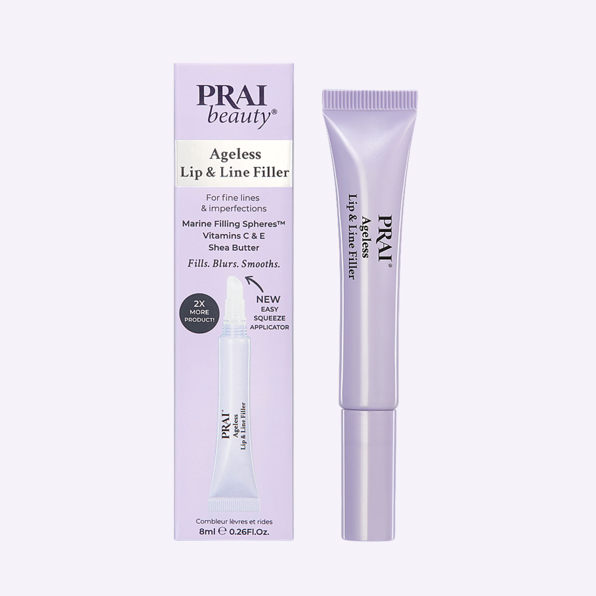 Close-up of Ageless Lip and Line Filler with pointed applicator tip against a clean neutral background
