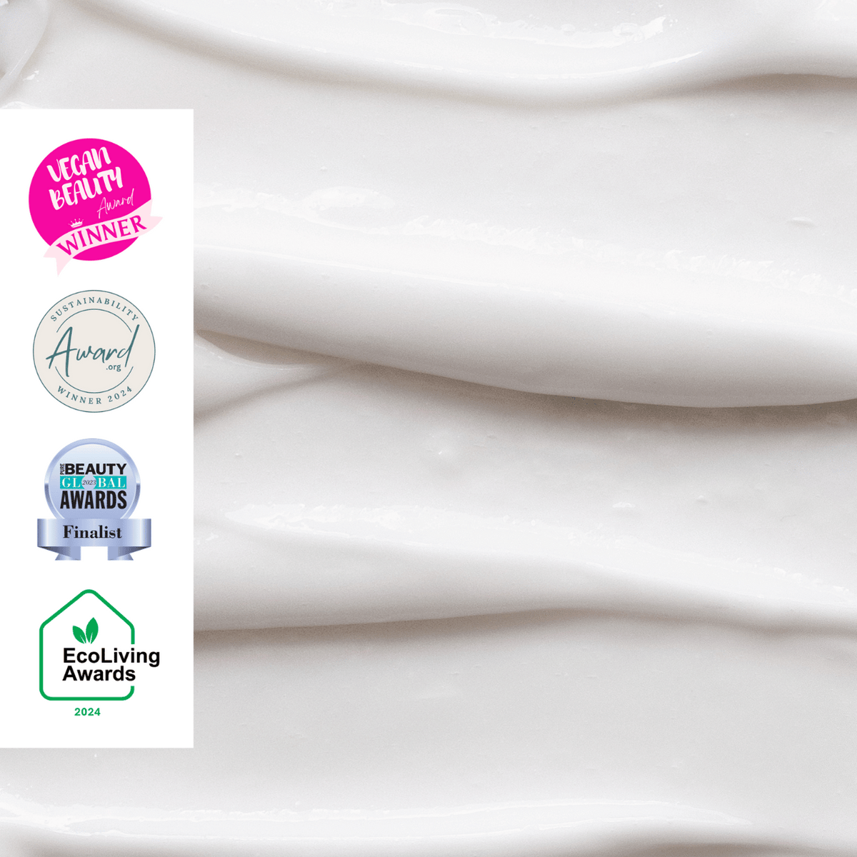 UpCircle Cleansing Face Milk bottle with upcycled oat powder and aloe vera formula on a clean white surface