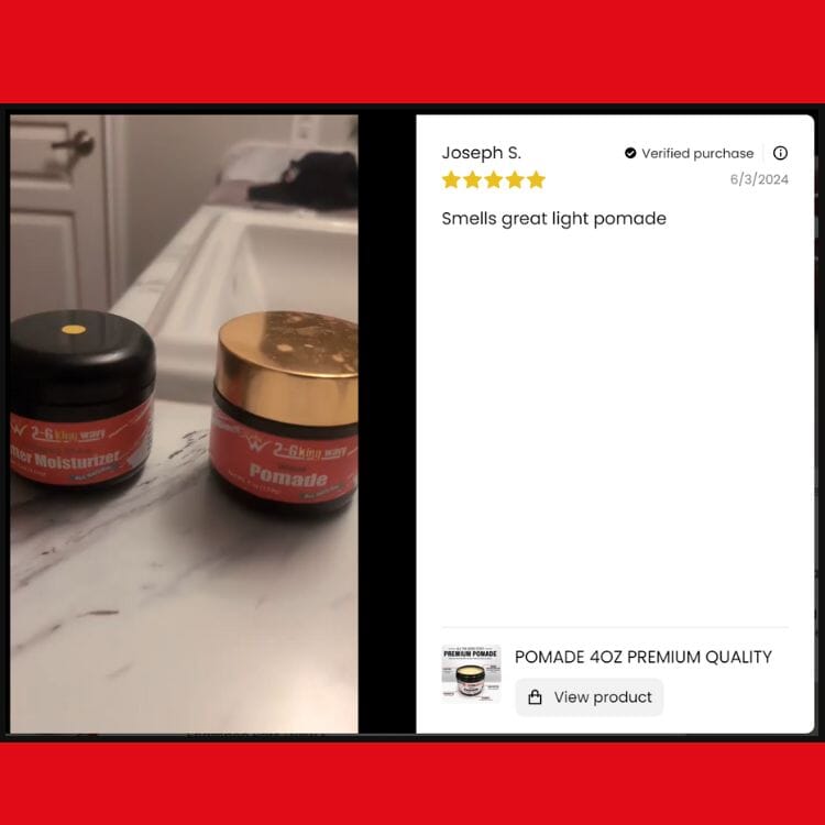 Jar of 26 King Wavy Merch pomade with natural oil ingredients for 360 waves and scalp care