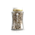 Shedavi herbal hair growth vitamin bottle with botanical ingredients on a clean neutral background
