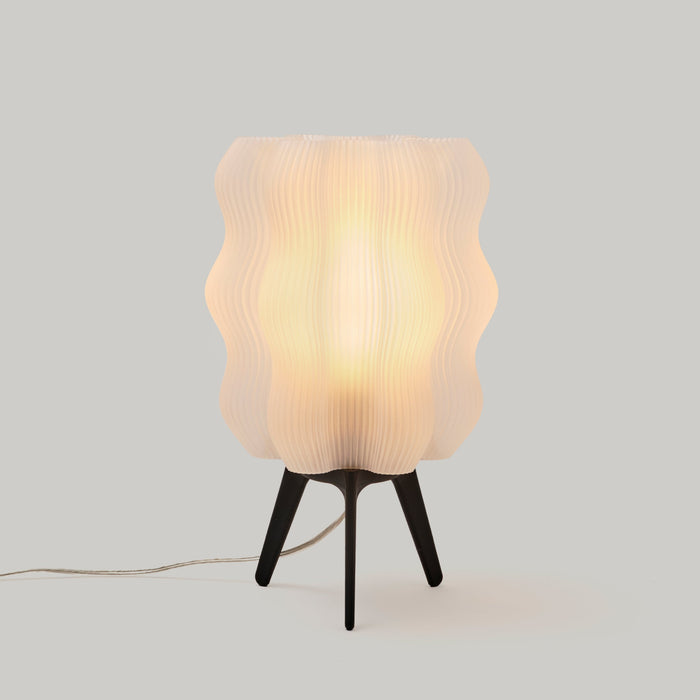 Wooj Design Wavy Recycled Plastic Sculptural Table Lamp