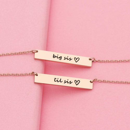 3 Sisters Necklace Set - Best Friends BFF Bestie Gifts