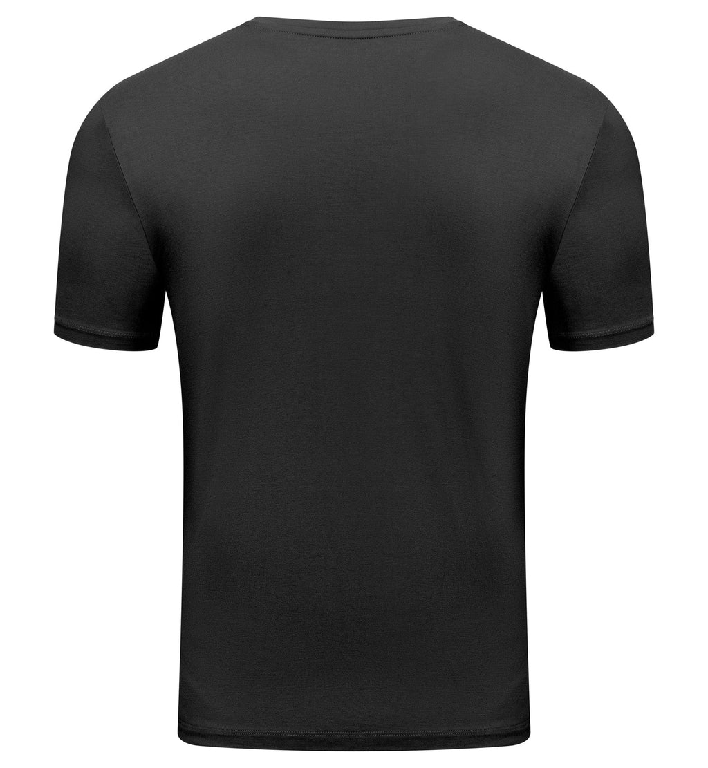Men's tailored bamboo rayon crew neck t-shirt in Moody Gray, lightweight and slim-fitting