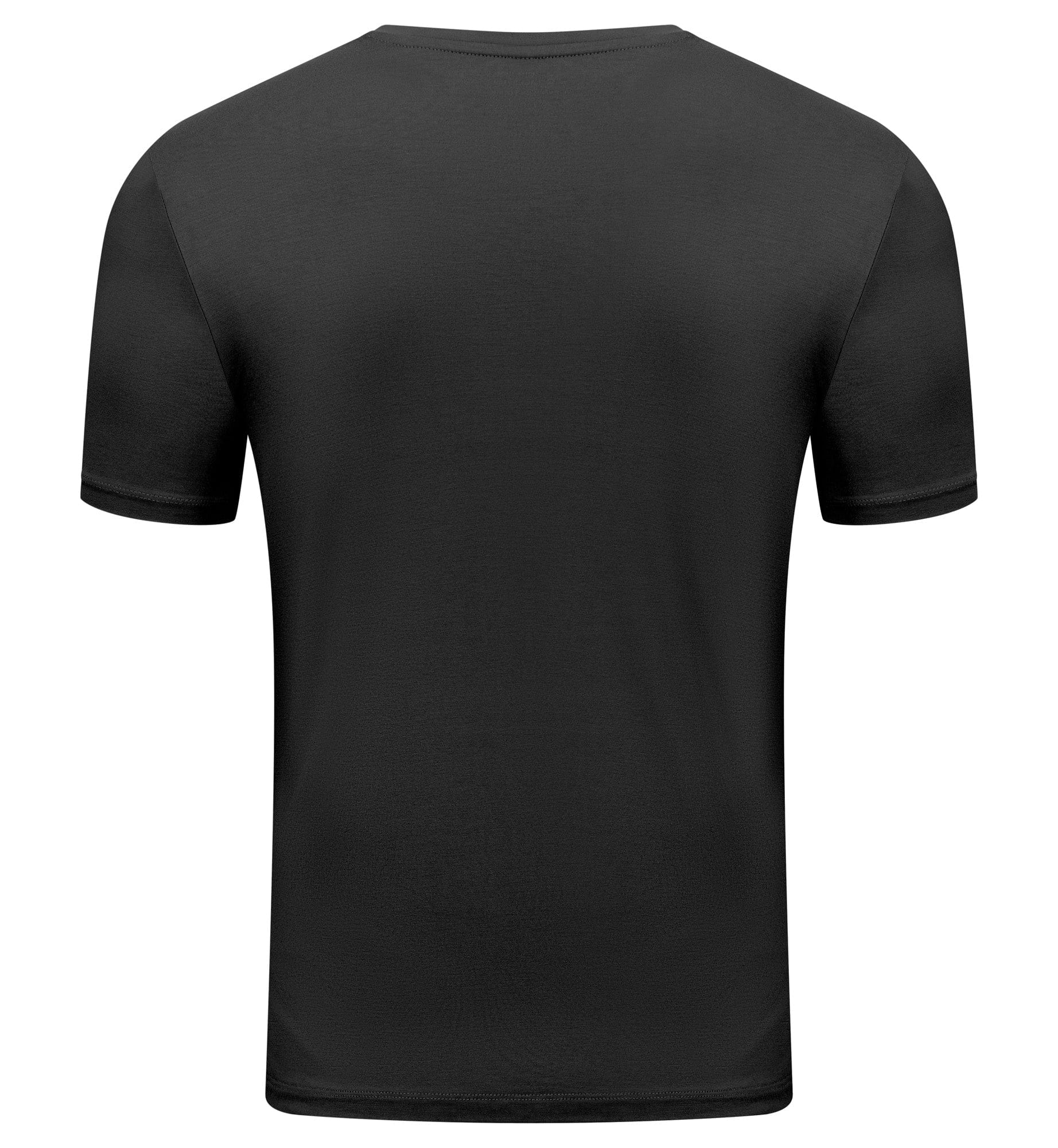 Men's tailored bamboo rayon crew neck t-shirt in Moody Gray, lightweight and slim-fitting