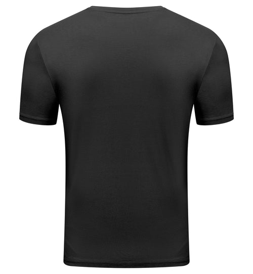 Men's tailored bamboo rayon crew neck t-shirt in Moody Gray, lightweight and slim-fitting
