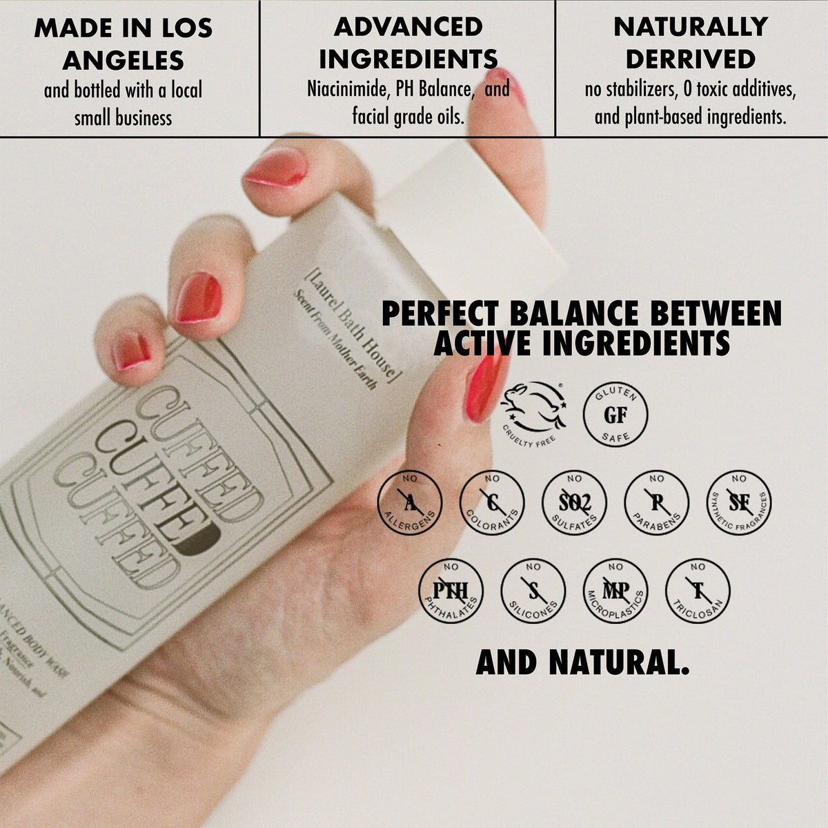 Two Laurel Bath House Cuffed Lite bar soaps side by side, lightly scented formula in minimal packaging