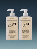 Two Laurel Bath House Cuffed Lite bar soaps side by side, lightly scented formula in minimal packaging