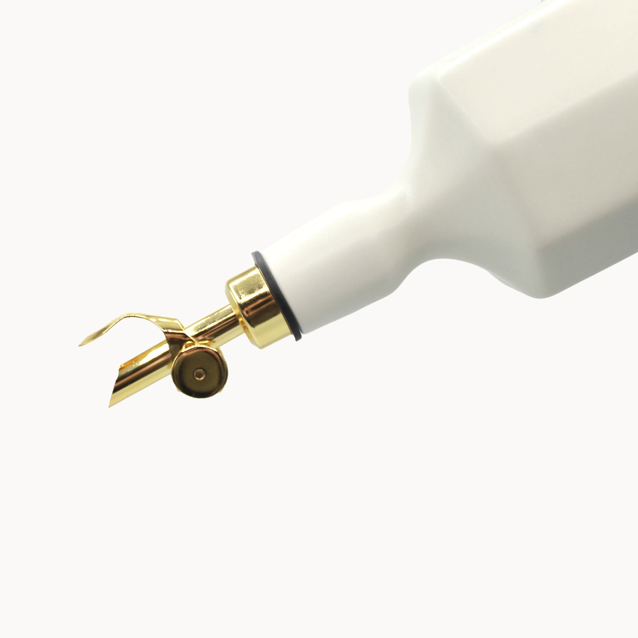 Elixir satin-glazed porcelain olive oil dispenser with drip-free pour spout on a kitchen countertop