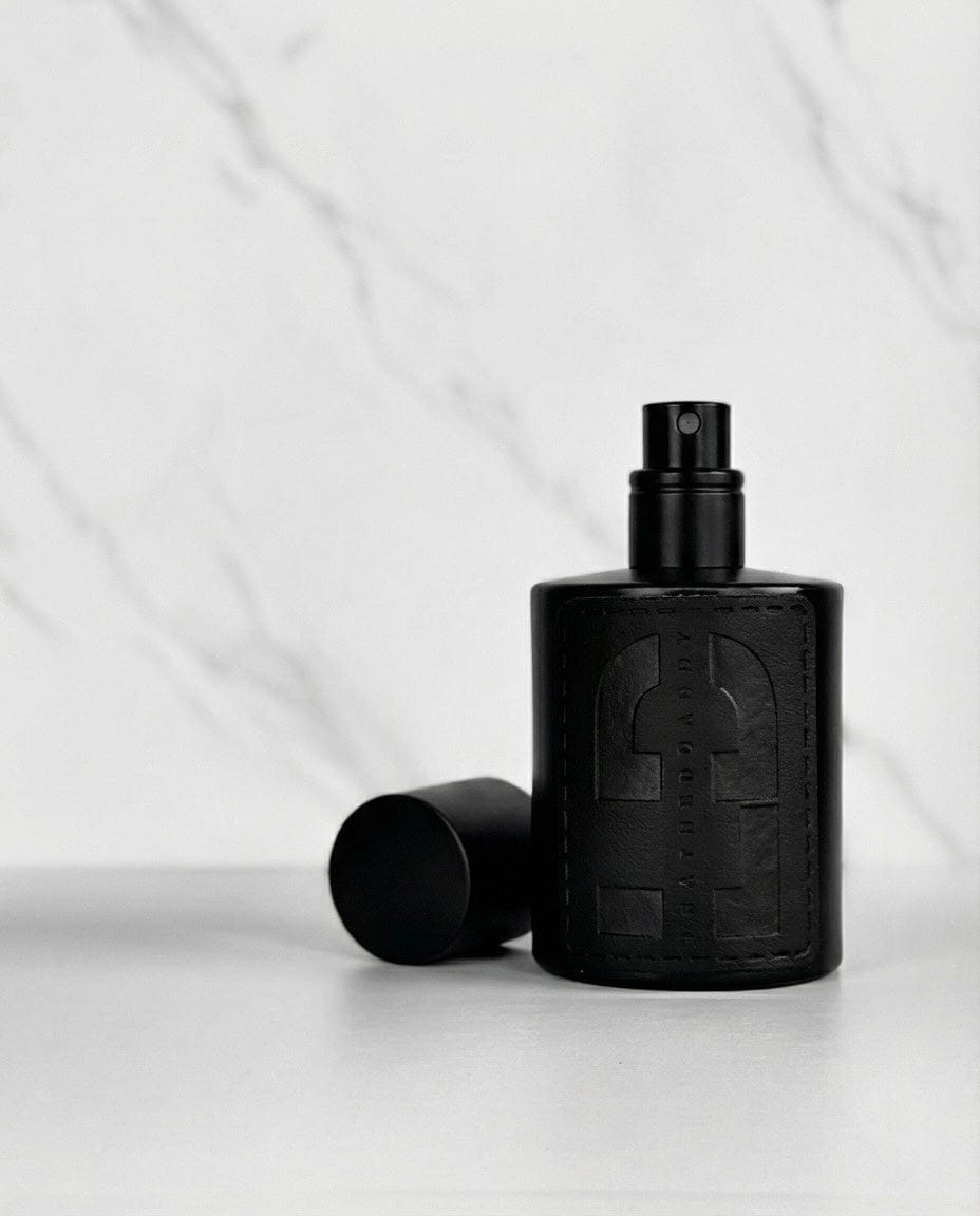 LeatherDaddy Skin Co. leather, scotch and vanilla Eau de Parfum, 50 ml fragrance bottle